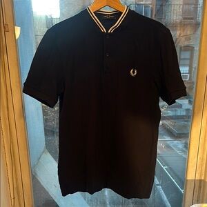 Fred Perry Black Polo Shirt